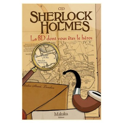Sherlock la bd dont vous êtes le heros - livre 1 - couverte